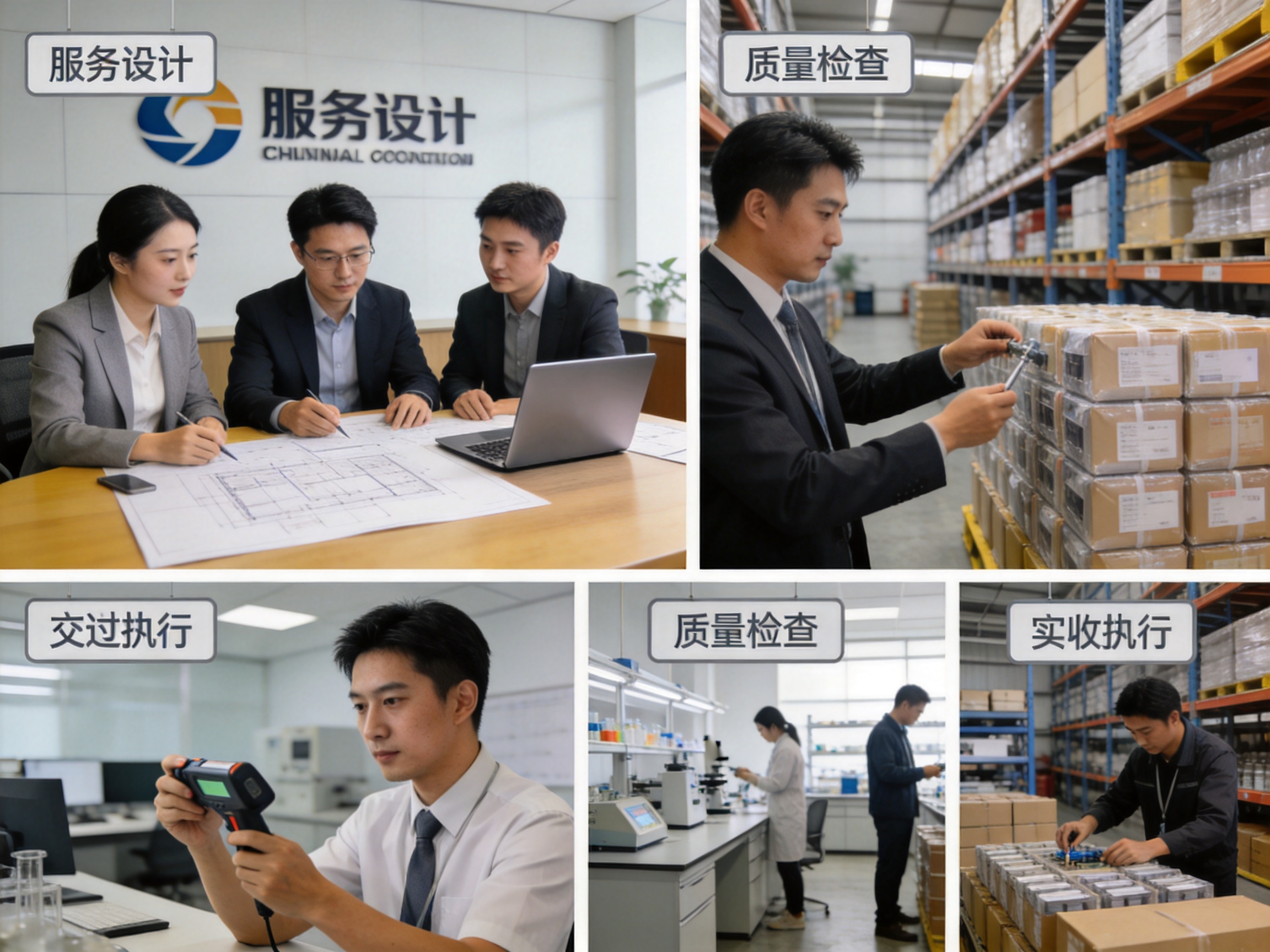 DB旗舰品质保障流程示意图展示全流程品控与标准化服务管理体系